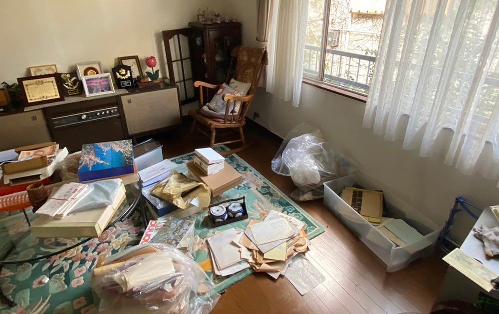 遺品整理ロードが作業する前のお部屋